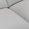 Armen Living Zanna Contemporary Sofa in Genuine Dove Gray Leather with Brown Wood Legs LCZA3DV - alternate 4